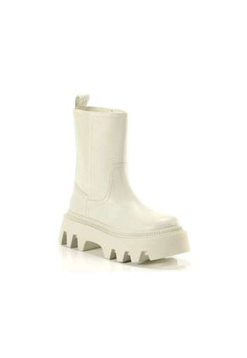 Buffalo Flora Chelsea Hi Cream, Taglia 39 Donna Colore Bianco