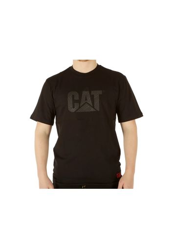 Caterpillar T Shirt Wheels Print Black, Taglia M Uomo Colore Nero