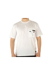 Caterpillar T Shirt Double Pocket White, Taglia Xl Uomo Colore Bianco|Nero