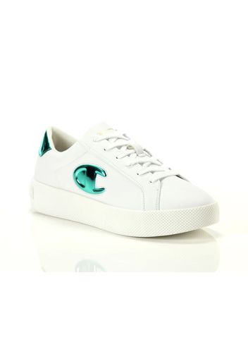 Champion Low Cut Shoe, Taglia 39 Donna Colore Verde Menta|Bianco