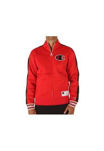 Champion Full Zip Sweatshirt, Taglia L Uomo Colore Rosso|Bianco|Nero