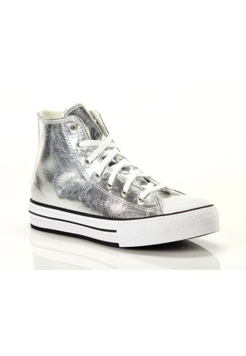 Converse Chuck Taylor All Star Eva Lift Grey White Black, Taglia 38½ Donna/Ragazzi Colore Argento|Bianco|Nero