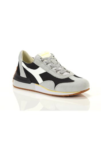 Diadora Heritage Equipe Mad Italia Black Alluminium, Taglia 9 Uomo Colore Giallo|Grigio|Nero