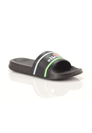 Ellesse Slide Lion Black Lime, Taglia 41 Uomo Colore Bianco|Nero|Verde