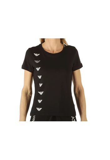 Emporio Armani T-Shirt Nero, Taglia L Donna Colore Nero