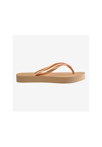 Havaianas Havaianas Slim Platform, Taglia 41-42 Donna/Ragazzi Colore Bronzo|Cipria