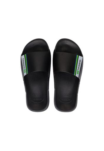 Havaianas Slide Brasil, Taglia 45-46 Uomo Colore Nero