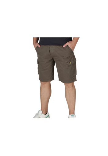 Lyle & Scott Wembley Cargo Short Military Green, Taglia 34 Uomo Colore Verde Scuro