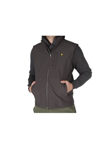 Lyle & Scott Softshell Gilet Gunmetal, Taglia M Uomo Colore Grigio Scuro