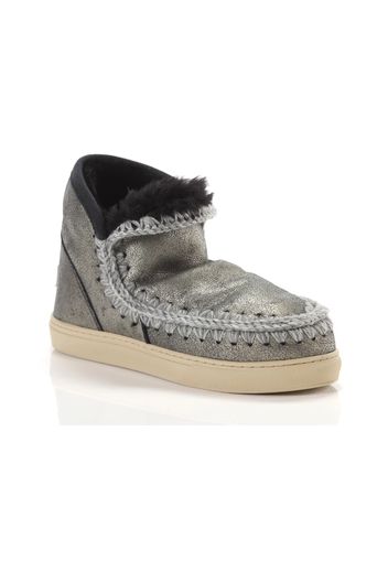 Mou Eskimo Sneaker Dust Black, Taglia 38 Donna Colore Beige|Argento|Nero