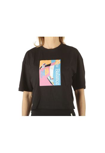 New Balance Essentials Celebrate Tee, Taglia S Donna Colore Nero