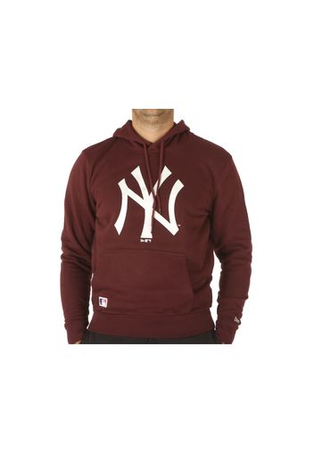 New Era Mlb Seasonal Team Logo Hoody New York Yankees Mrnwhi, Taglia S Uomo Colore Bianco|Bordeaux