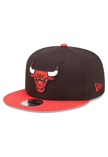 New Era Team Patch 9Fifty Chicago Bulls, Taglia M-L Unisex Colore Rosso|Bianco|Nero