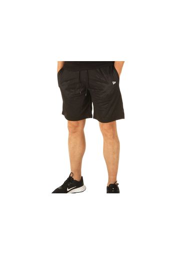 New Era Mesh Shorts, Taglia L Uomo Colore Nero|Grigio Chiaro