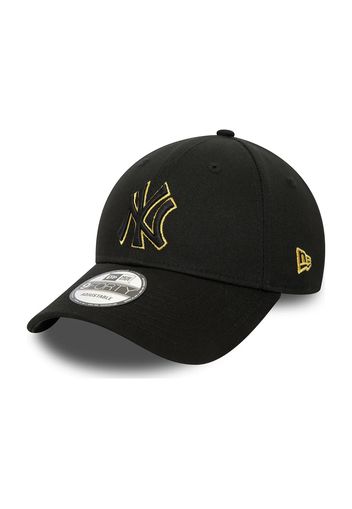 New Era Metallic Outline 9Forty, Taglia Taglia Unica Unisex Colore Oro|Nero