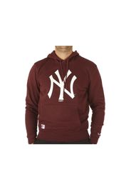 New Era Mlb Seasonal Team Logo Hoody New York Yankees Mrnwhi, Taglia S Uomo Colore Bianco|Bordeaux