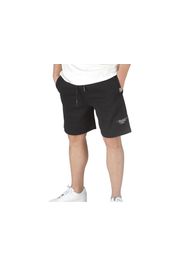 Phobia Archive Black Shorts Embroidered Gotic, Taglia L Uomo Colore Nero