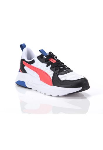 Puma Trinity Lite Jr, Taglia 5 Donna/Ragazzi Colore Bianco|Nero|Arancione