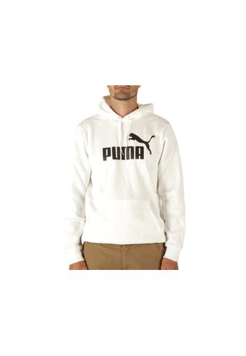 Puma Ess Big Logo Hoodie Fl, Taglia M Uomo Colore Bianco