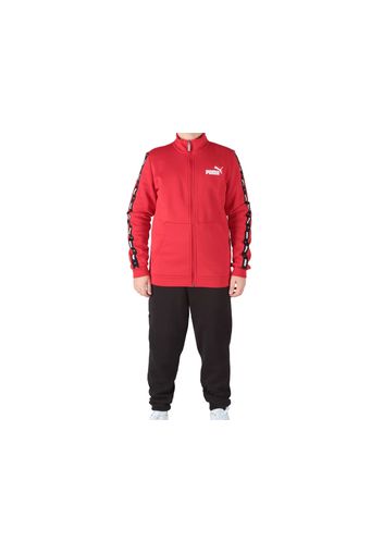 Puma Tape Sweat Suit, Taglia S Ragazzo Colore Rosso|Nero