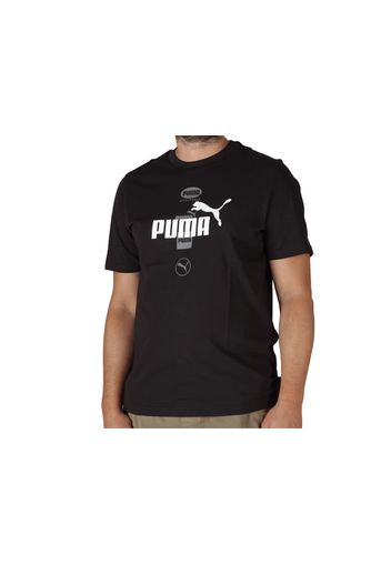 Puma Power Graphic T, Taglia Xl Uomo Colore Bianco|Nero