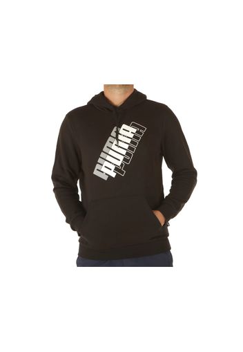 Puma Power Logo Hoodie Tr, Taglia M Uomo Colore Bianco|Nero