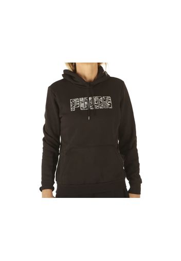 Puma Graphic Hoodie, Taglia Xs Donna Colore Bianco|Nero