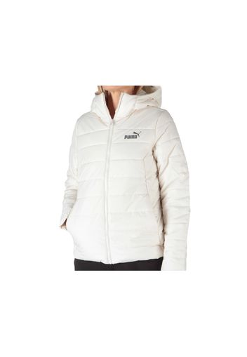 Puma Ess Hooded Padded Jacket, Taglia S Donna Colore Bianco