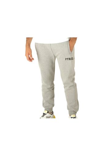 Pyrex Pantalone Uomo Felpa Grigio Chiaro Melange, Taglia S Uomo Colore Grigio|Nero