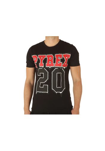 Pyrex Maglia In Jersey Uomo Nero, Taglia Xl Uomo Colore Rosso|Bianco|Nero