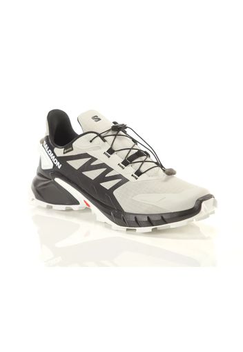 Salomon Supercross 4 Gtx Lunar Rock Black White, Taglia 10 Uomo Colore Nero|Grigio Chiaro