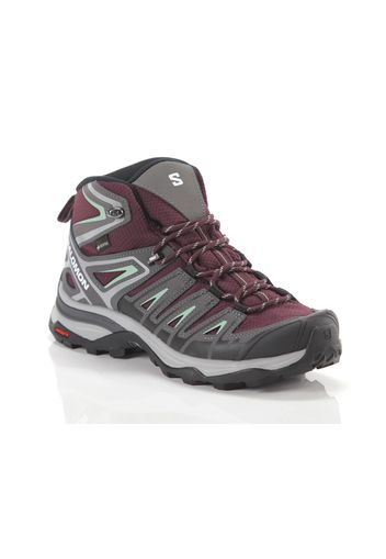 Salomon X Ultra Pioneer Mid Gtx W Wine Tasting M, Taglia 3½ Donna Colore Viola|Grigio|Azzurro