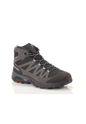 Salomon X Ward Leather Mid Gtx Phantm Black Mgnt, Taglia 8½ Uomo Colore Grigio Scuro|Nero