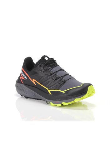 Salomon Thundercross Black Quiet Shade Coral, Taglia 7½ Uomo Colore Grigio|Giallo Fluo|Nero