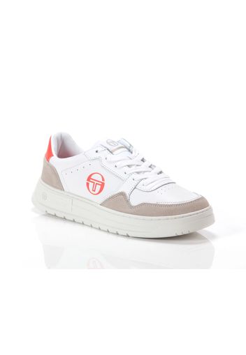 Sergio Tacchini Court Classic Mp White Tofu Ponciana Red, Taglia 43 Uomo Colore Grigio|Bianco