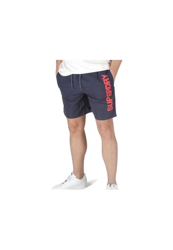 Superdry Sport Graphic 17" Swim Short Richest Navy, Taglia L Uomo Colore Blu