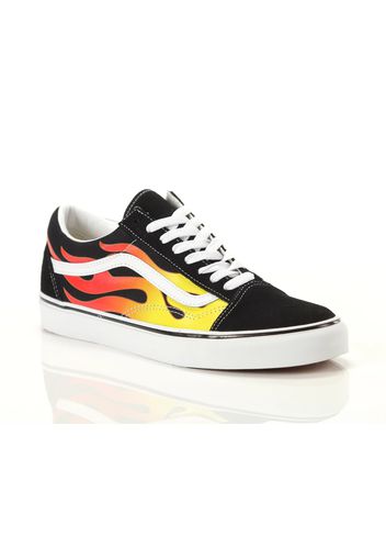 Vans Ua Old Skool Flame, Taglia 41 Unisex Colore Giallo|Rosso|Nero