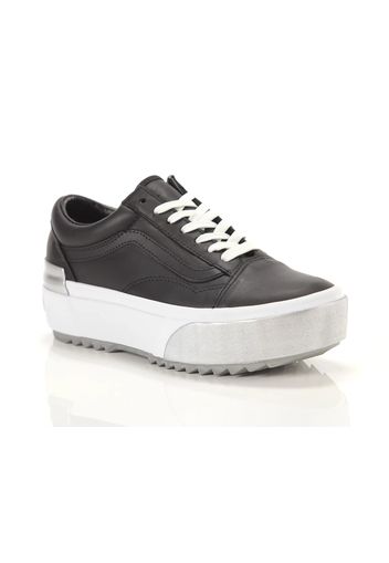 Vans Old Skool Stacked Black True White, Taglia 39 Donna Colore Argento|Bianco|Nero