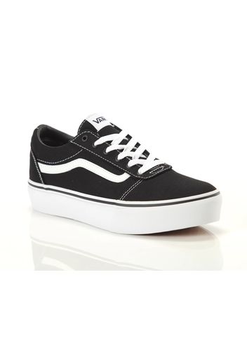 Vans My Ward Platform Canvas, Taglia 35 Donna/Ragazzi Colore Bianco|Nero