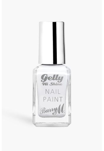 Barry M Gelly Nail Paint - Cotton, Bianco