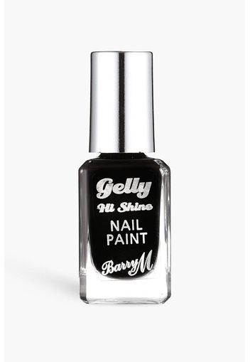 Smalto per unghie Barry M Gelly Nail Paint - Black Forest, Nero