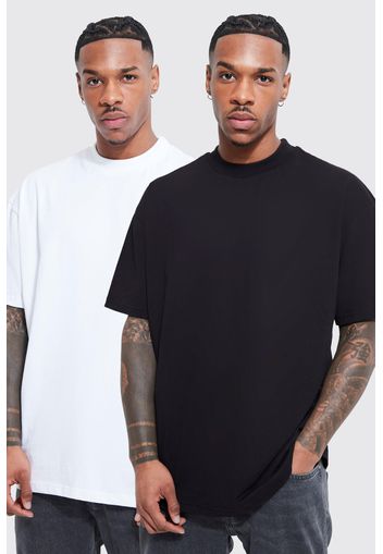 2 Pack Oversized Heavy Weight T-shirt, Multi