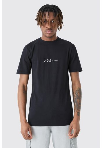 Tall Man Signature Muscle Fit T-shirt, Nero