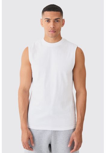 Basic Man Dash Tank, Bianco