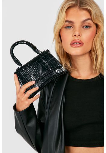 Croc Curve Grab Bag, Nero