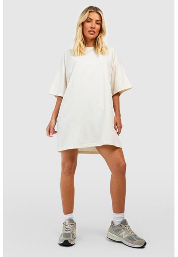 Super Oversized T-shirt Dress, Beige