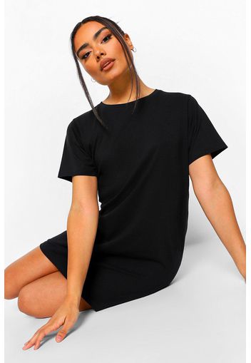 T-shirt basic per la notte, Nero