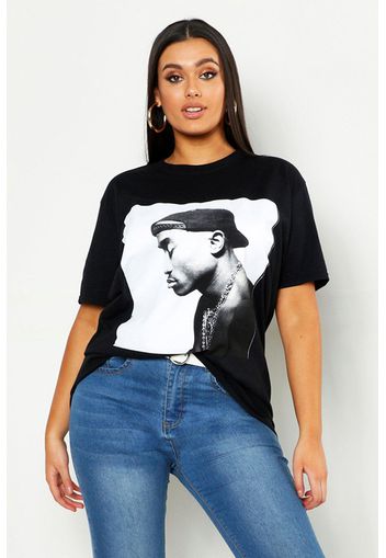 Plus Tupac T-shirt, Nero