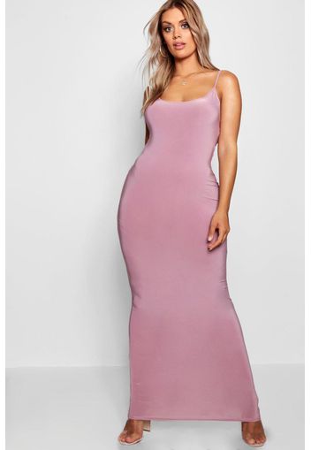 Plus Slinky Strappy Maxi Dress, Purple