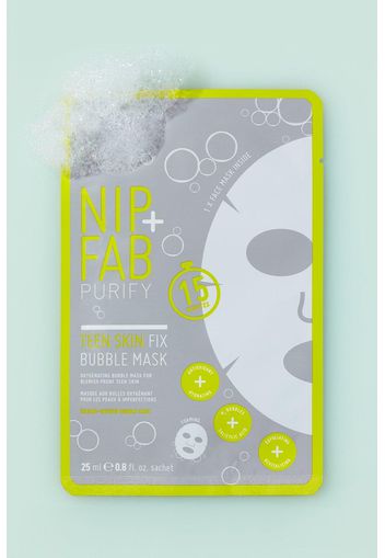 Maschera di bellezza in tessuto Teen Skin Bubble Nip + Fab, Grigio